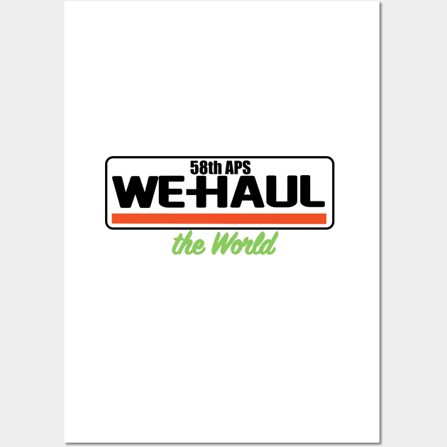 We-Haul The World Wall Art by APS58